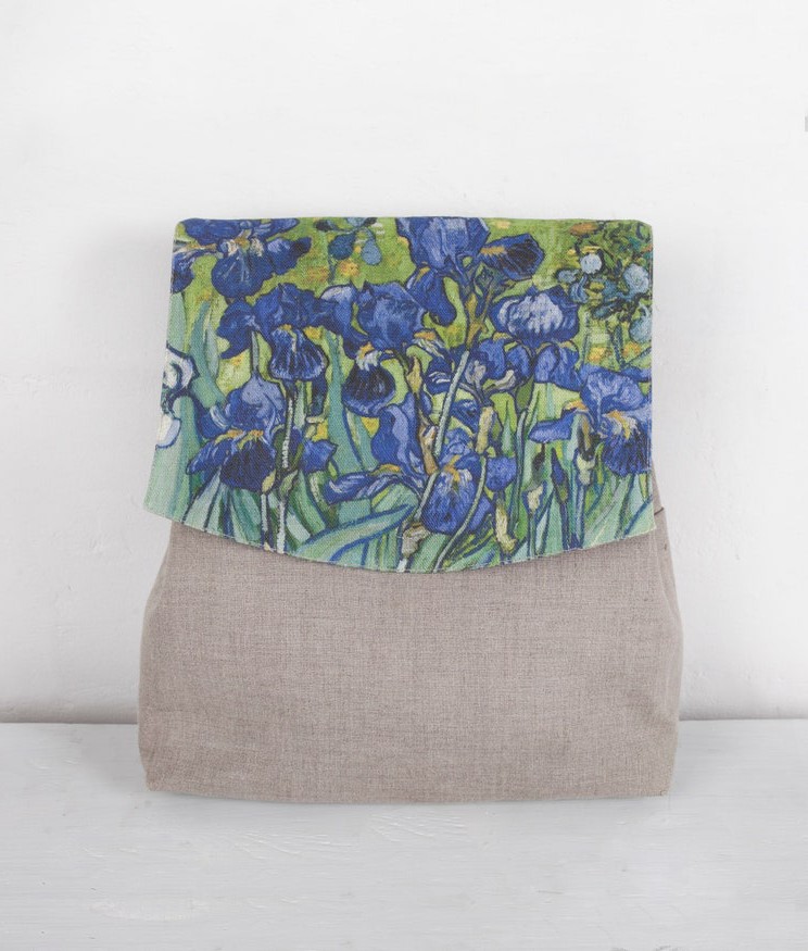 حقيبة ظهر «أزهار السوسن» لـ فان كوخ