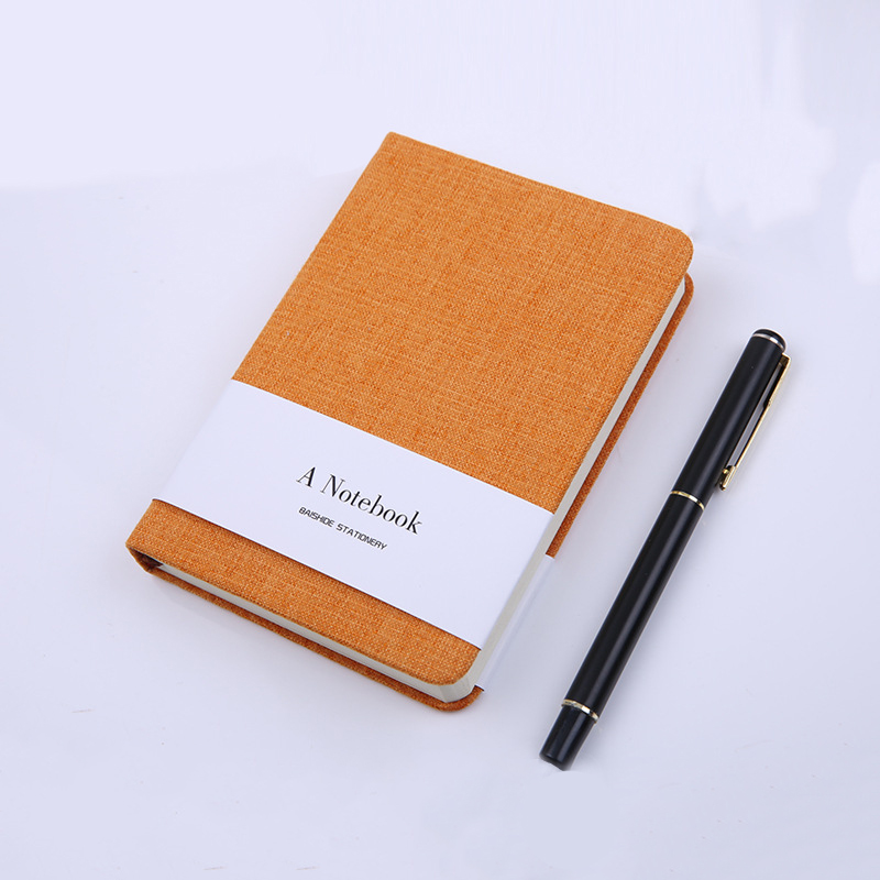 دفتر قماشي برتقالي - صغير 