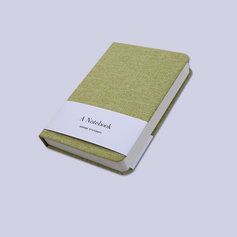 دفتر قماشي أخضر - صغير 