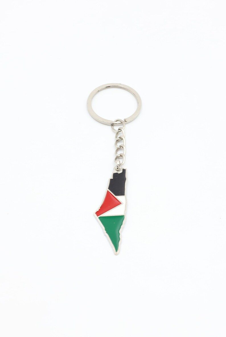 علاقة مفاتيح خريطة فلسطين ملونة